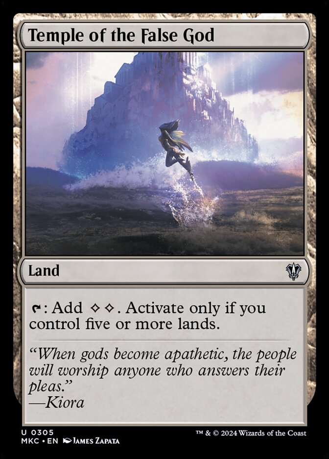 Templo do Falso Deus / Temple of the False God - Magic: The Gathering - MoxLand