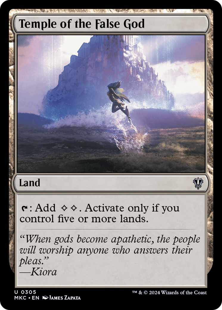Templo do Falso Deus / Temple of the False God - Magic: The Gathering - MoxLand