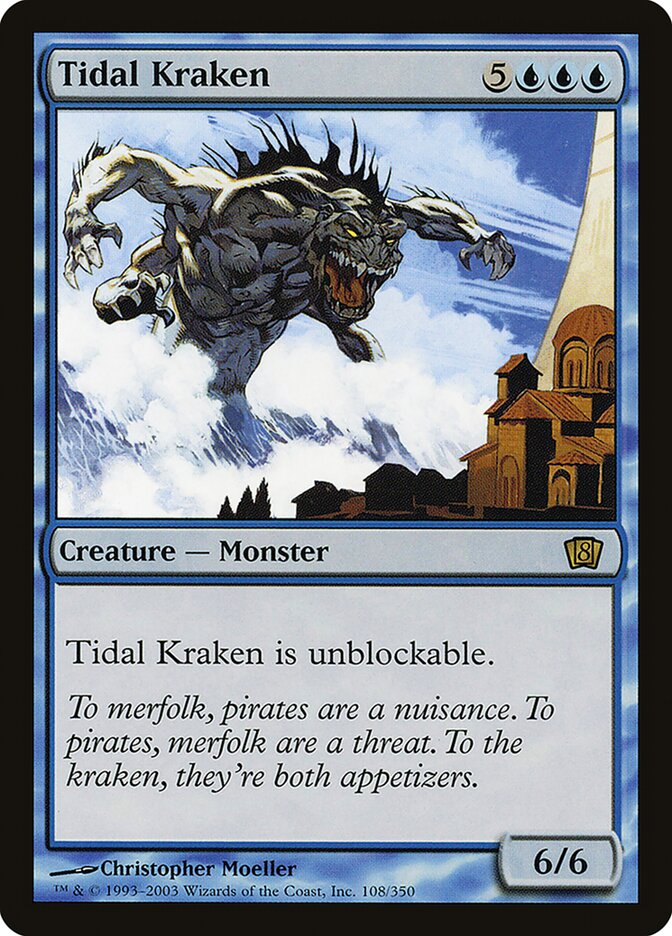Kraken das Marés / Tidal Kraken - Magic: The Gathering - MoxLand
