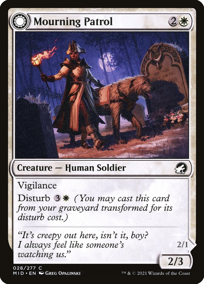 Patrulha Tumular / Mourning Patrol - Magic: The Gathering - MoxLand