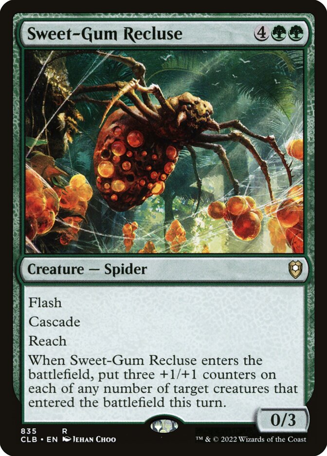 Reclusa da Goma Doce / Sweet-Gum Recluse - Magic: The Gathering - MoxLand