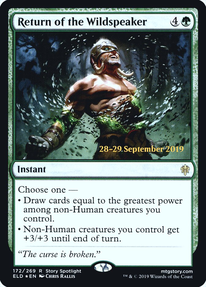 Retorno do Falabravo / Return of the Wildspeaker - Magic: The Gathering - MoxLand