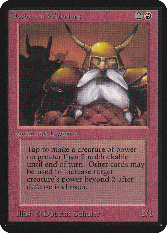 Anões Guerreiros / Dwarven Warriors - Magic: The Gathering - MoxLand