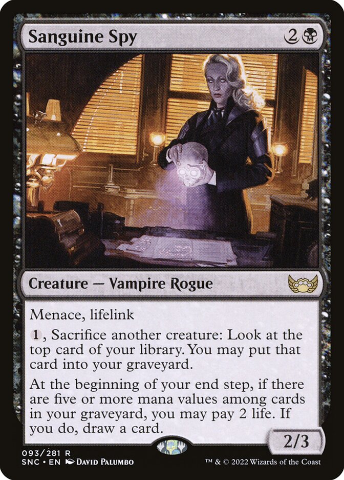 Espiã Confiante / Sanguine Spy - Magic: The Gathering - MoxLand