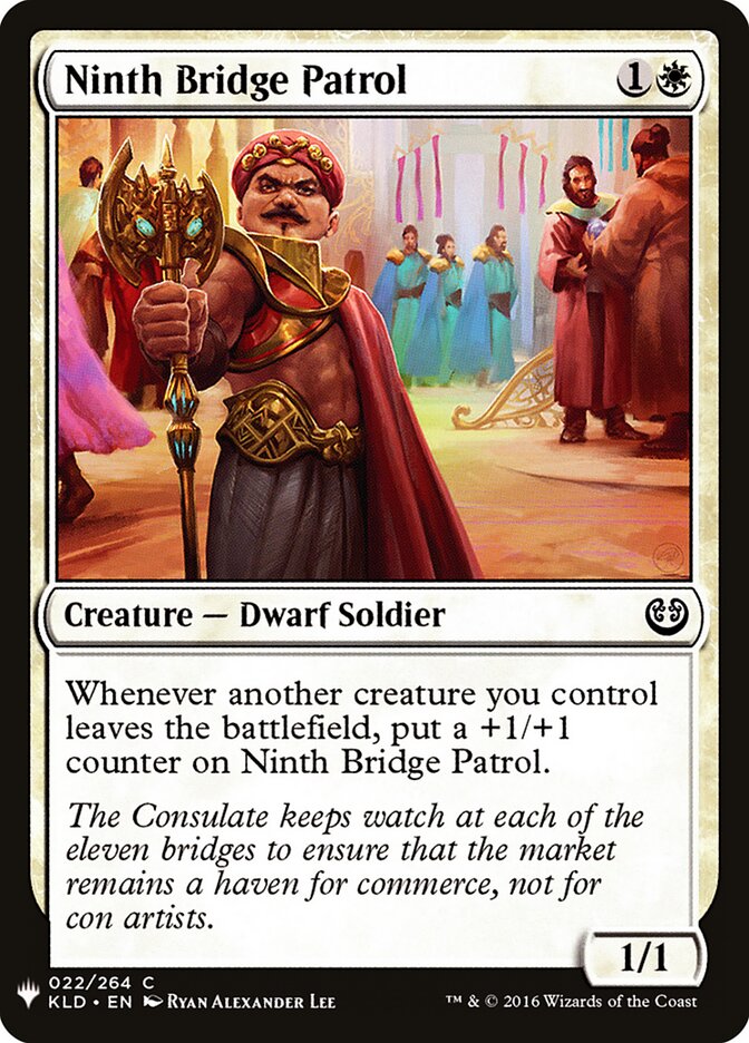 Patrulheiro da Nona Ponte / Ninth Bridge Patrol - Magic: The Gathering - MoxLand