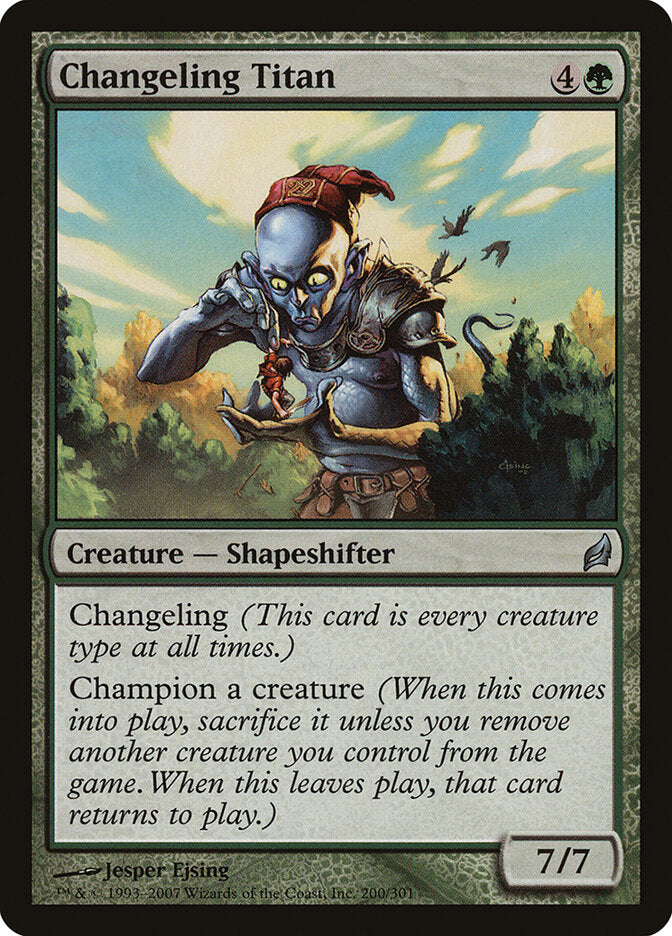 Titã Morfolóide / Changeling Titan - Magic: The Gathering - MoxLand