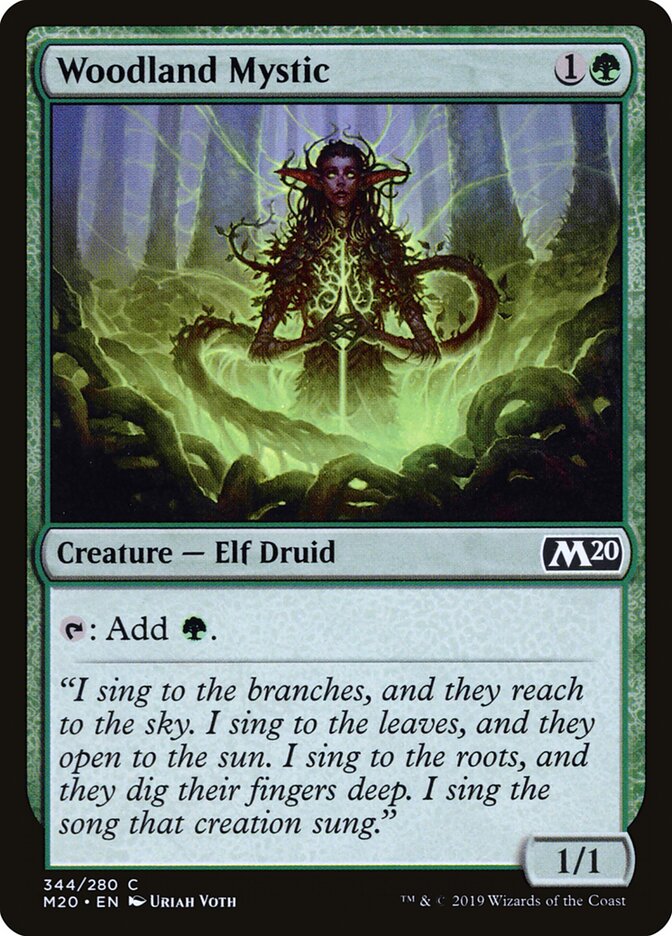 Mística da Mata / Woodland Mystic - Magic: The Gathering - MoxLand
