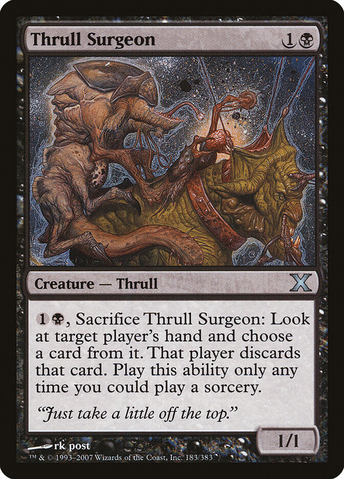 Cirurgião Thrull / Thrull Surgeon - Magic: The Gathering - MoxLand