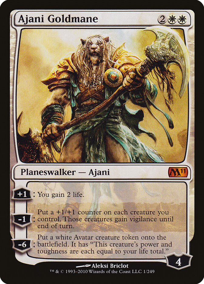 Ajani Juba D'ouro / Ajani Goldmane - Magic: The Gathering - MoxLand
