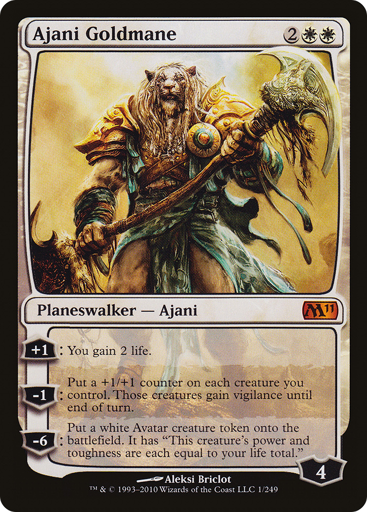 Ajani Juba D'ouro / Ajani Goldmane - Magic: The Gathering - MoxLand