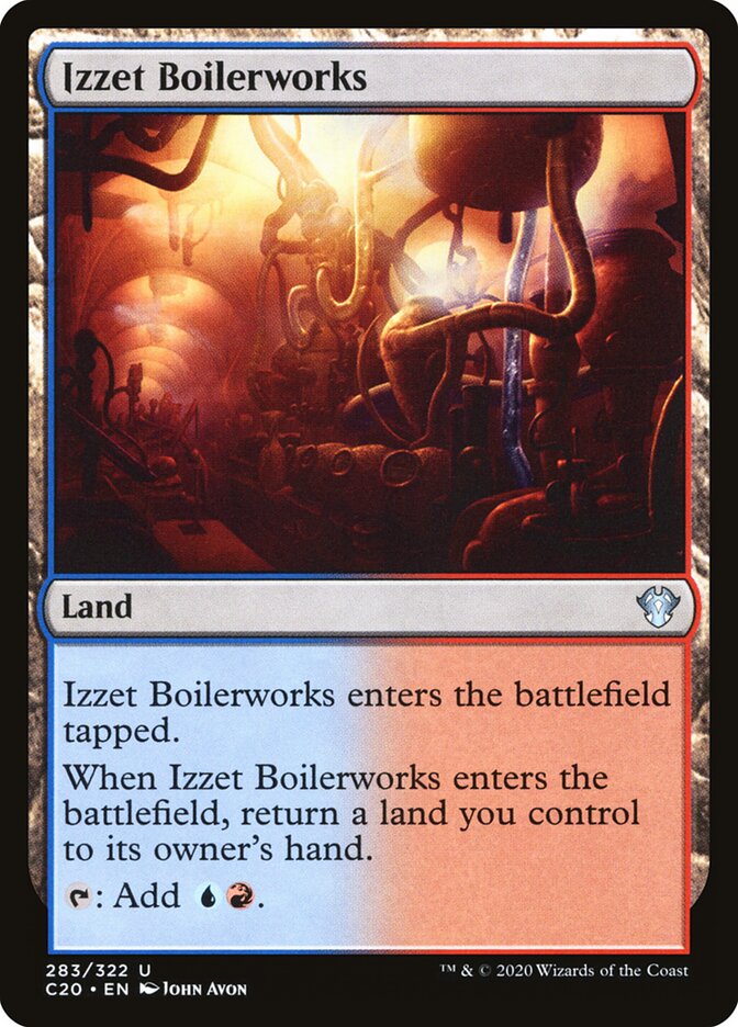 Fábrica de Caldeira Izzet / Izzet Boilerworks - Magic: The Gathering - MoxLand