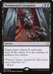 Corrupção Monumental / Monumental Corruption - Magic: The Gathering - MoxLand