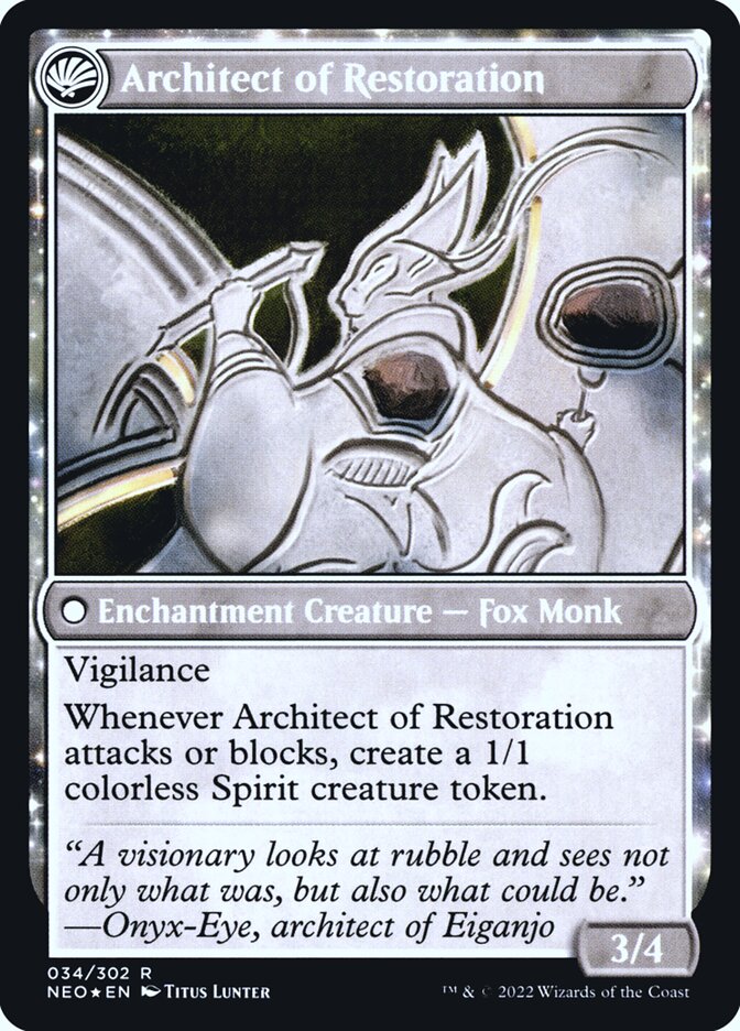 A Restauração de Eiganjo / The Restoration of Eiganjo - Magic: The Gathering - MoxLand