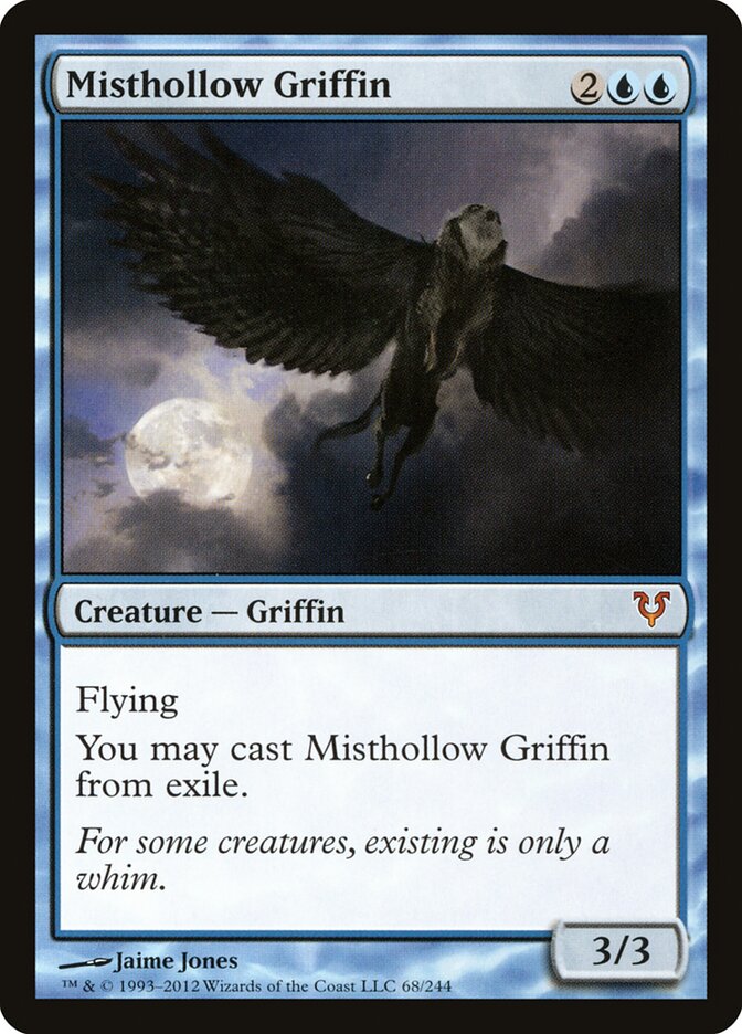 Grifo do Vale da Neblina / Misthollow Griffin - Magic: The Gathering - MoxLand