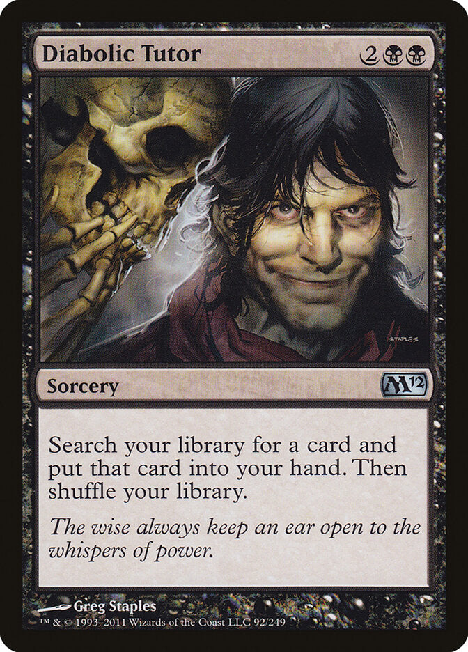 Tutor Diabólico / Diabolic Tutor - Magic: The Gathering - MoxLand