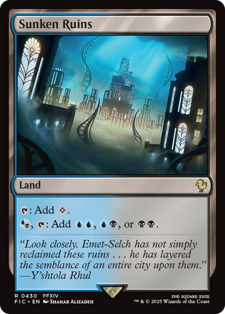 Ruínas Submersas / Sunken Ruins - Magic: The Gathering - MoxLand
