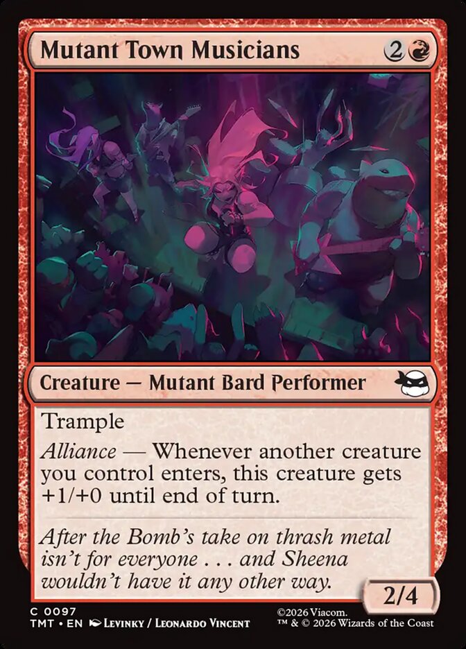 Mutant Town Musicians - Magic: The Gathering - MoxLand