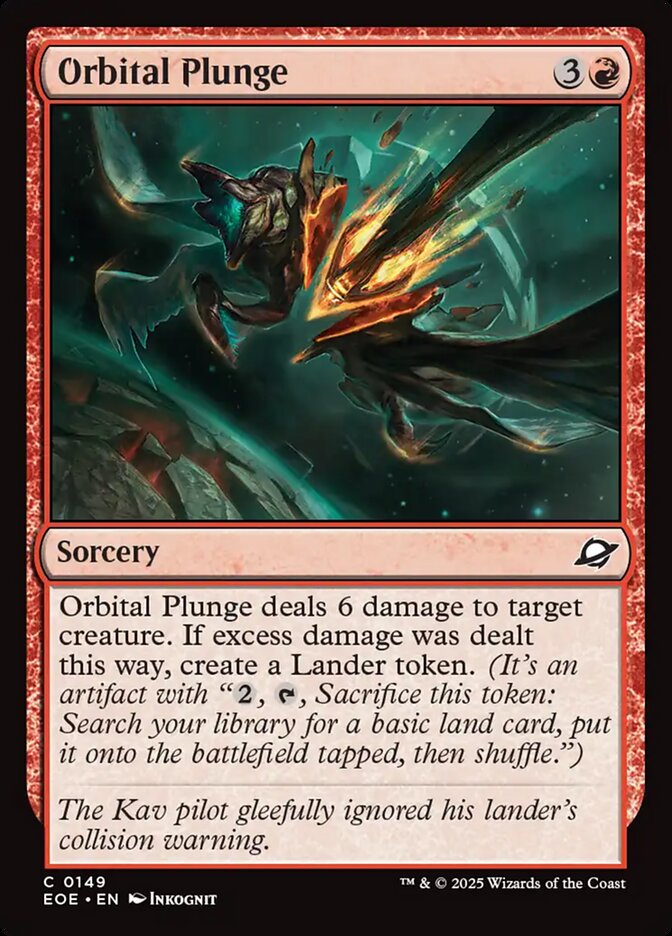 Mergulho Orbital / Orbital Plunge - Magic: The Gathering - MoxLand