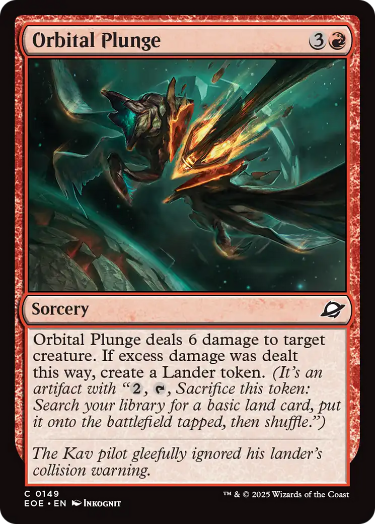 Mergulho Orbital / Orbital Plunge - Magic: The Gathering - MoxLand