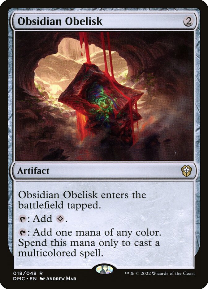 Obelisco de Obsidiana / Obsidian Obelisk - Magic: The Gathering - MoxLand