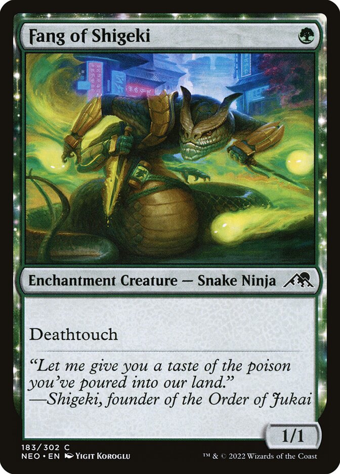 Presa de Shigeki / Fang of Shigeki - Magic: The Gathering - MoxLand
