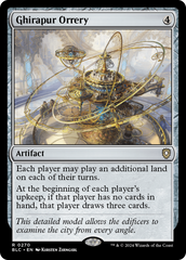 Planetário de Ghirapur / Ghirapur Orrery - Magic: The Gathering - MoxLand