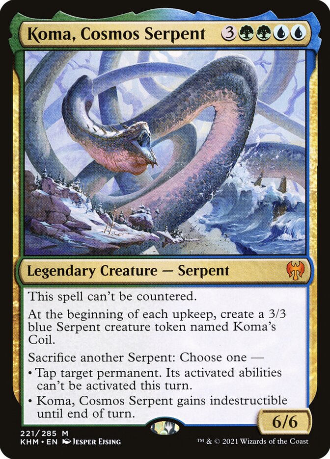 Koma, Serpente Cósmica / Koma, Cosmos Serpent - Magic: The Gathering - MoxLand