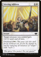 Discurso Instigante / Stirring Address - Magic: The Gathering - MoxLand
