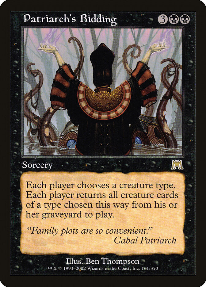Comando do Patriarca / Patriarch's Bidding - Magic: The Gathering - MoxLand