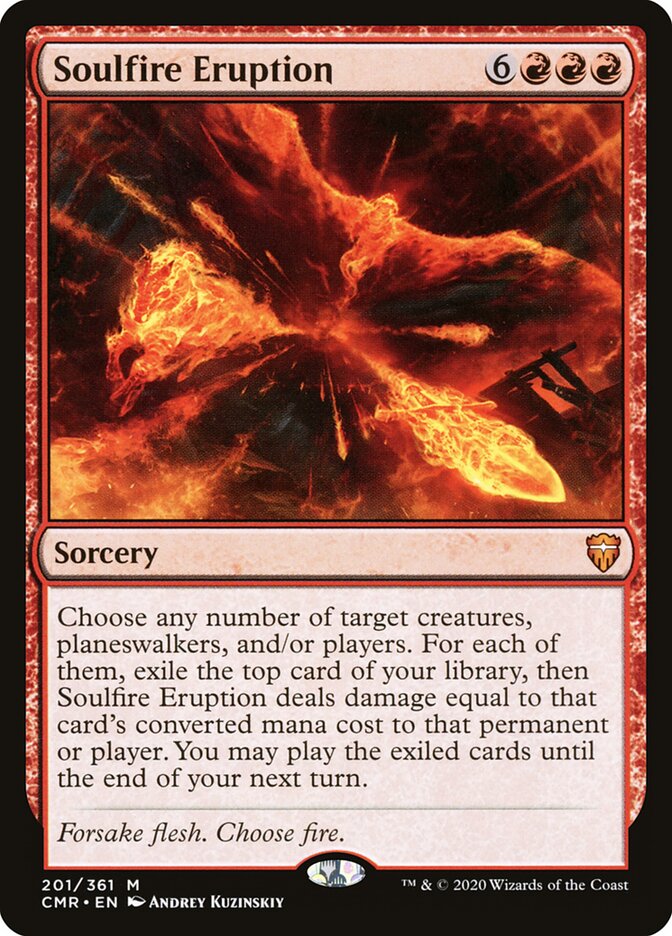 Erupção da Alma-ígnea / Soulfire Eruption - Magic: The Gathering - MoxLand