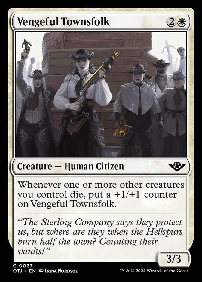 Citadinos Vingativos / Vengeful Townsfolk - Magic: The Gathering - MoxLand