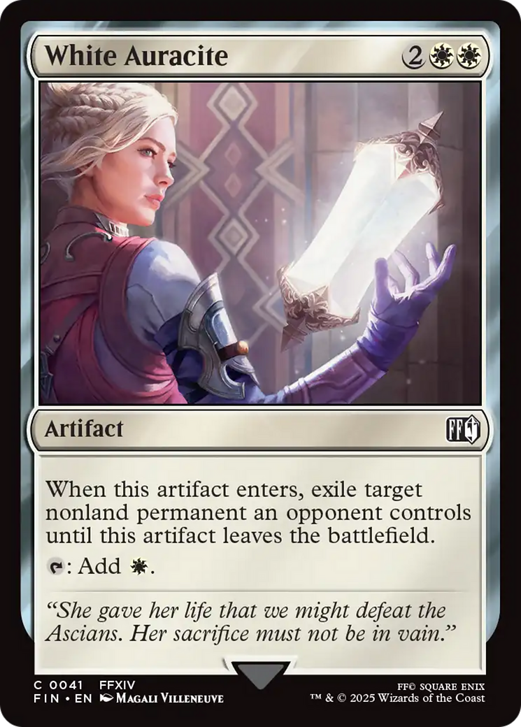 Aurácito Branco / White Auracite - Magic: The Gathering - MoxLand