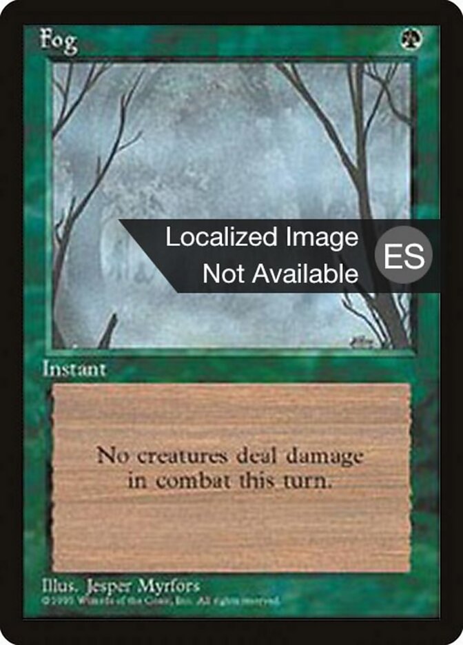 Neblina / Fog - Magic: The Gathering - MoxLand