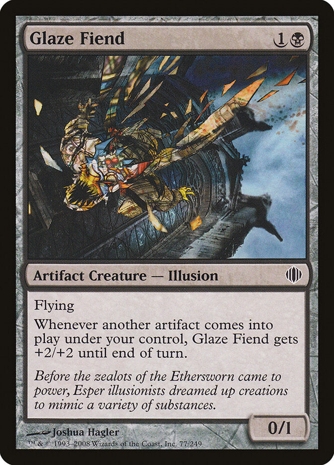 Demônio Vitrificado / Glaze Fiend - Magic: The Gathering - MoxLand