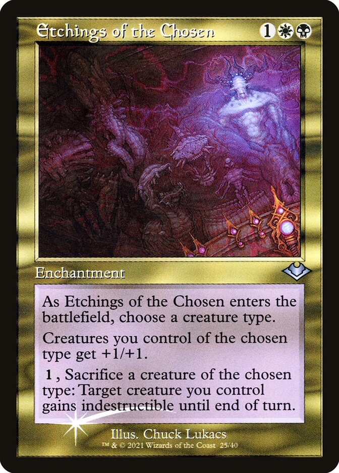 Entalhes dos Escolhidos / Etchings of the Chosen - Magic: The Gathering - MoxLand