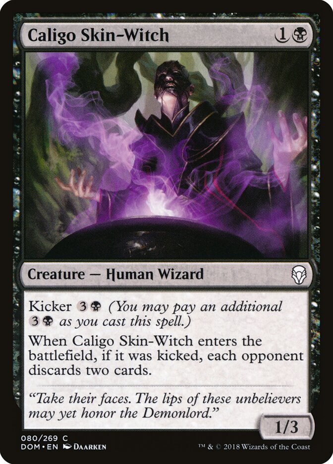Bruxa Esfoladora de Caligo / Caligo Skin-Witch - Magic: The Gathering - MoxLand