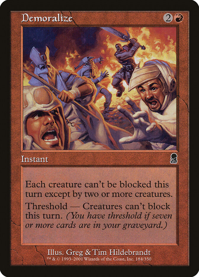 Desmoralizar / Demoralize - Magic: The Gathering - MoxLand