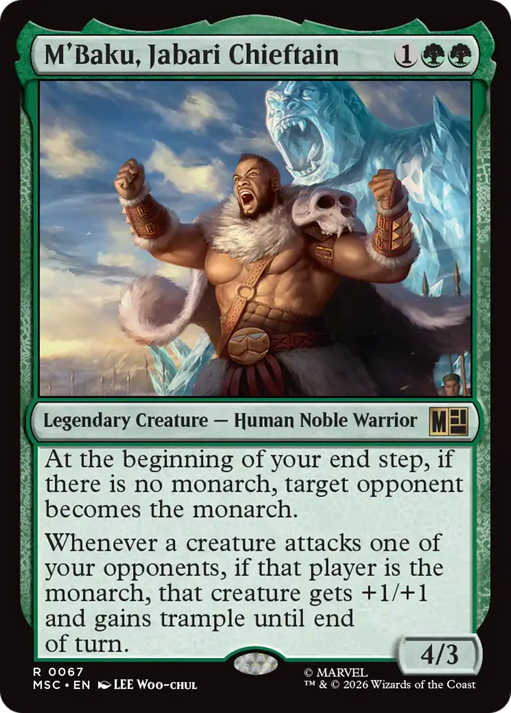 M'Baku, Jabari Chieftain - Magic: The Gathering - MoxLand