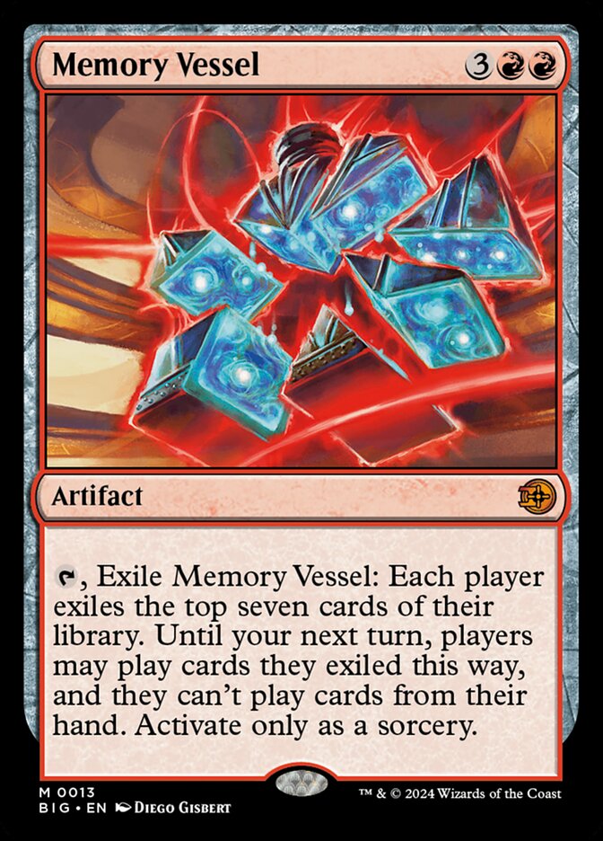 Receptáculo de Memórias / Memory Vessel - Magic: The Gathering - MoxLand