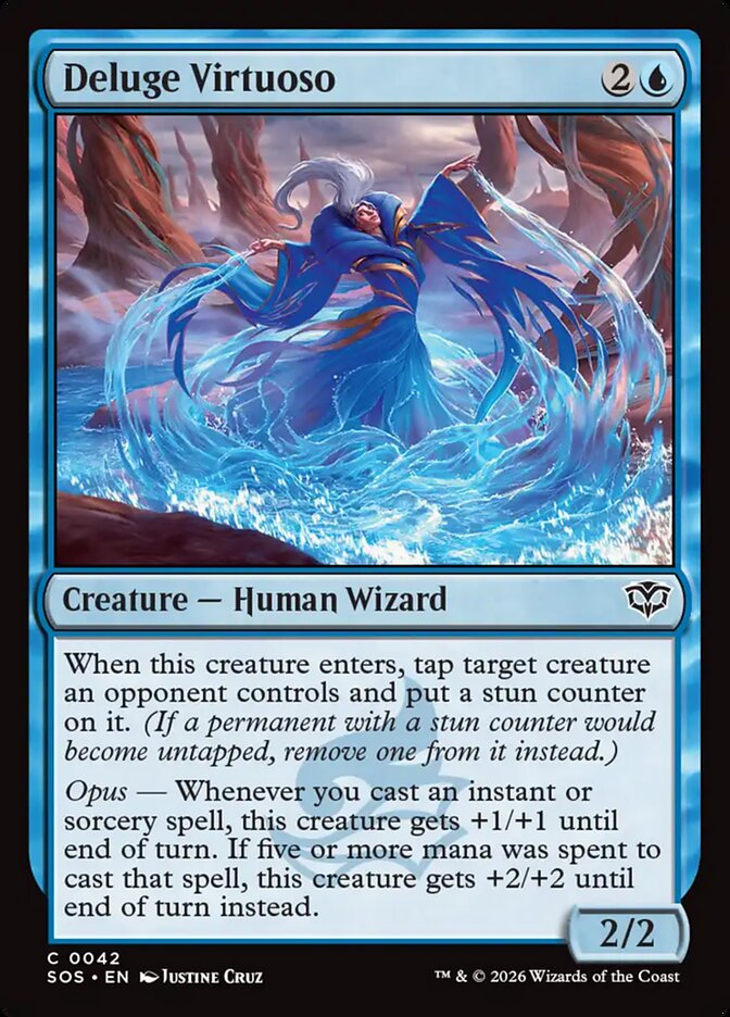 Deluge Virtuoso - Magic: The Gathering - MoxLand