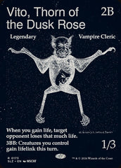 Vito, Espinho da Rosa do Ocaso / Vito, Thorn of the Dusk Rose - Magic: The Gathering - MoxLand