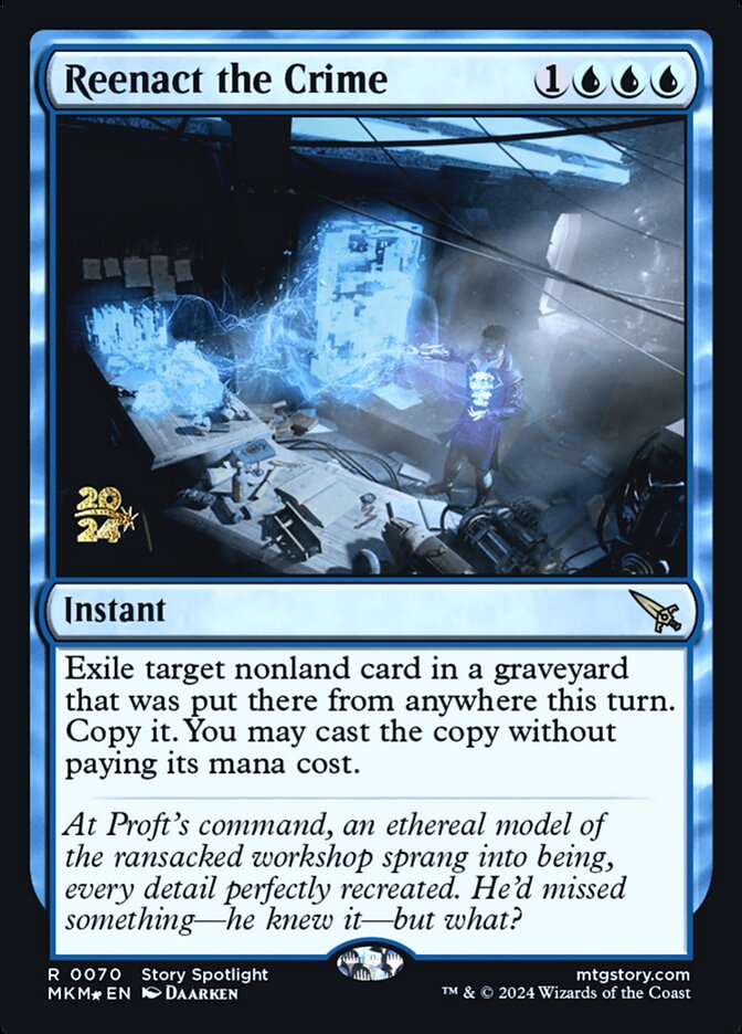 Reconstituir o Crime / Reenact the Crime - Magic: The Gathering - MoxLand