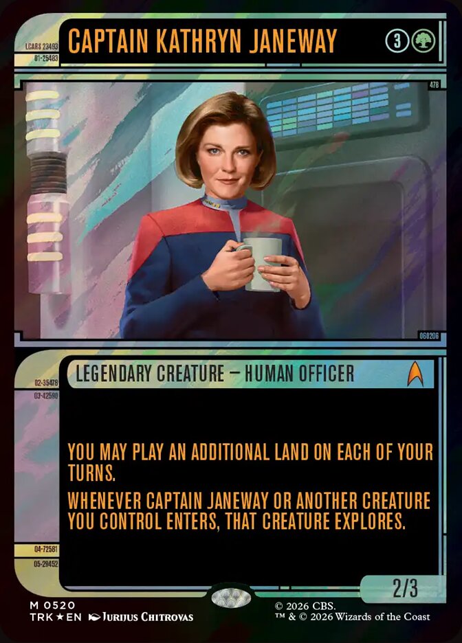 Captain Kathryn Janeway - Magic: The Gathering - MoxLand