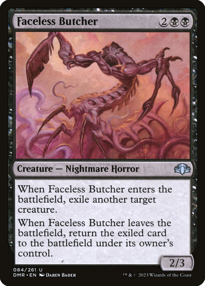 Carniceiro Sem Rosto / Faceless Butcher - Magic: The Gathering - MoxLand