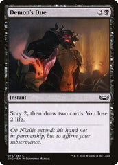 Quota do Demônio / Demon's Due - Magic: The Gathering - MoxLand