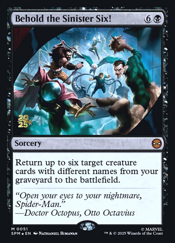 Behold the Sinister Six! - Magic: The Gathering - MoxLand
