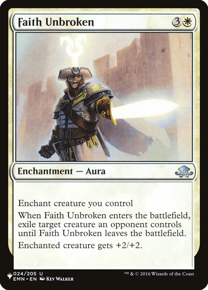 Fé Intacta / Faith Unbroken - Magic: The Gathering - MoxLand