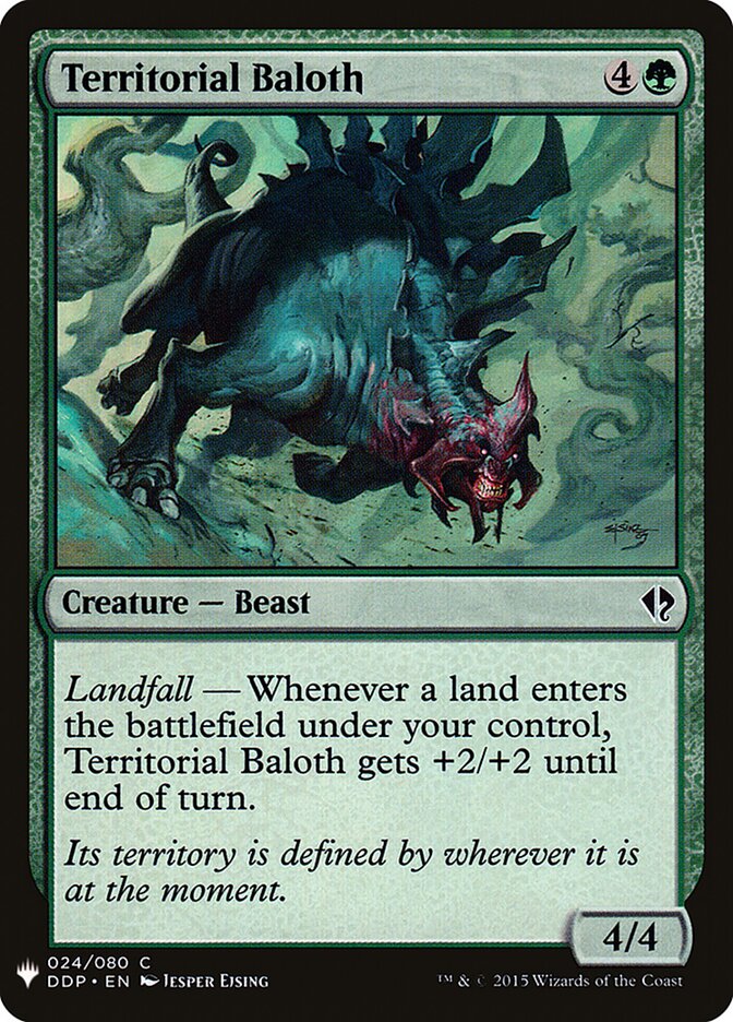 Baloth Territorial / Territorial Baloth - Magic: The Gathering - MoxLand