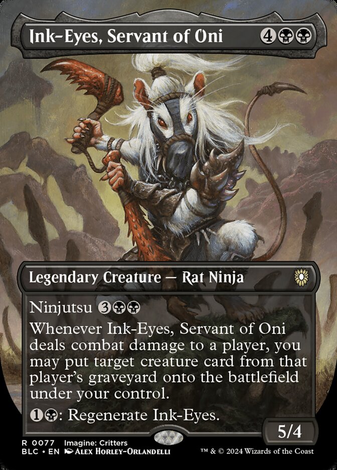 Olhos-de-Tinta, Serva dos Onis / Ink-Eyes, Servant of Oni - Magic: The Gathering - MoxLand