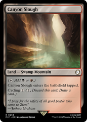 Lamaçal do Desfiladeiro / Canyon Slough - Magic: The Gathering - MoxLand